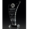 Large Fantasia Crystal Golf Award